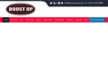 Tablet Screenshot of boostup.com.au