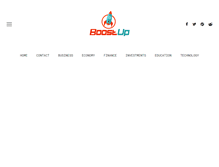 Tablet Screenshot of boostup.org